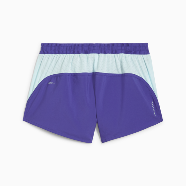 Shorts para correr Favourite Velocity 3'' para mujer, Lapis Lazuli, large-MEX