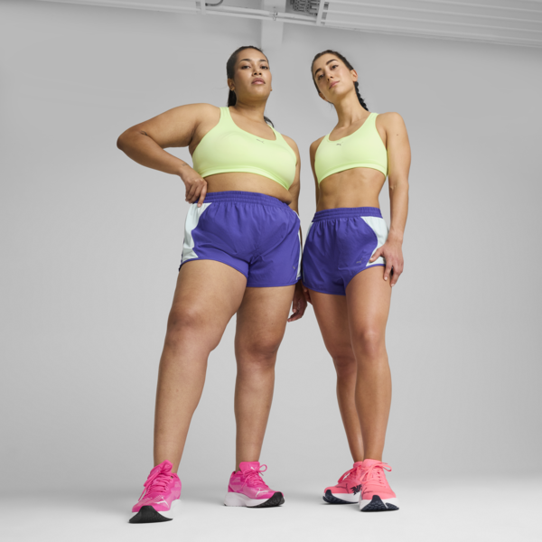 Shorts para correr Favourite Velocity 3'' para mujer, Lapis Lazuli, large-MEX