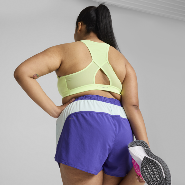 Shorts para correr Favourite Velocity 3'' para mujer, Lapis Lazuli, large-MEX