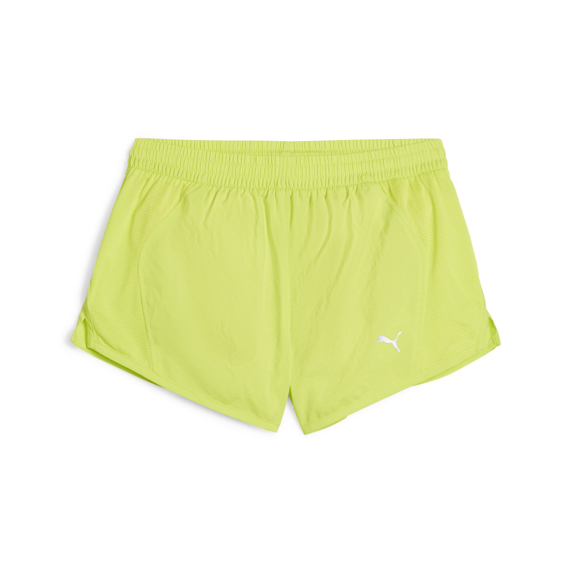 Women's PUMA RUN FAVOURITE Velocity 3'' Running Shorts Women In Green, Size XL, Polyester