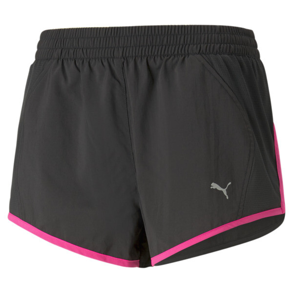 Shorts de running Favourite Velocity 3'' para mujer, PUMA Black-Ravish, large-ARG