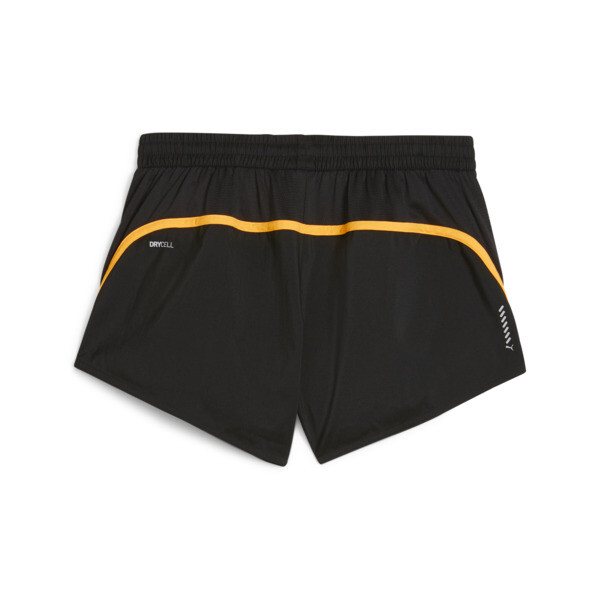 Shorts de running Favourite Velocity 3'' para mujer, PUMA Black-w Sunstream, large-ARG