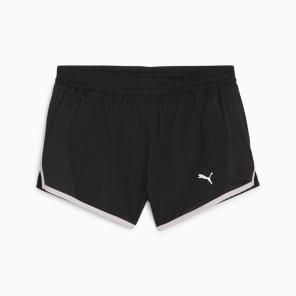 Shorts de running Favourite Velocity 3'' para mujer, PUMA Black-Grape Mist, large-ARG