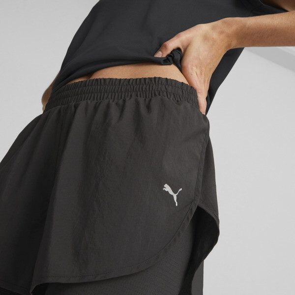 Shorts de running 2 en 1 Run Favourite para mujer black PUMA