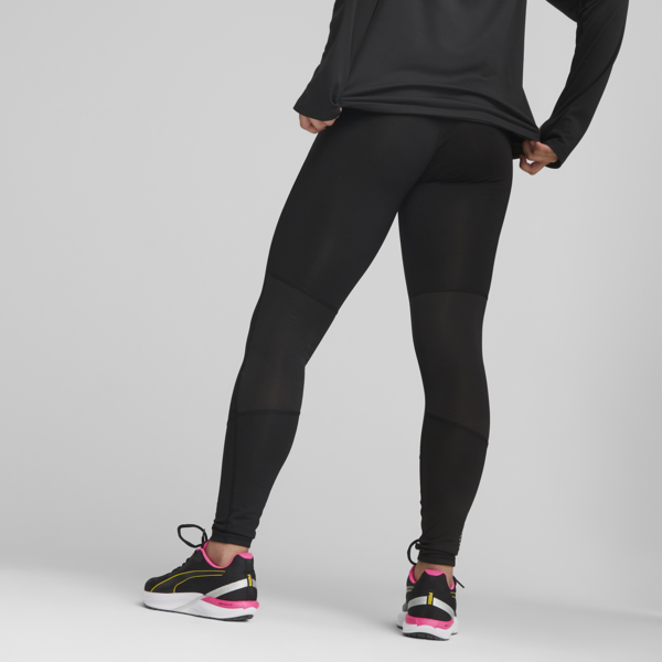 Leggings para correr largos y de tiro estándar Run Favourite para mujer, PUMA Black, large-MEX