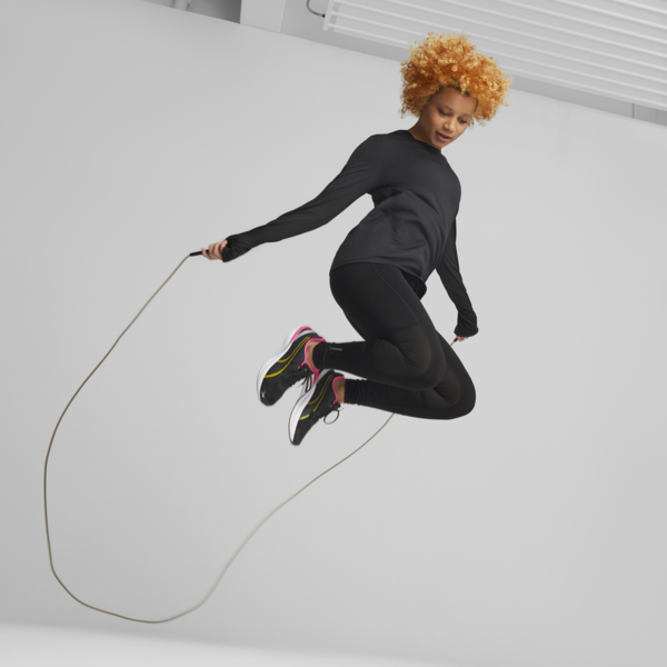 Run Favourite Regular Rise Long Running Leggings Women, PUMA Black, large-ZAF