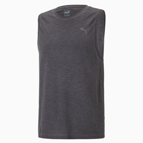 Studio Foundation Wash Training Tank Top Men, PUMA Black, large-ZAF