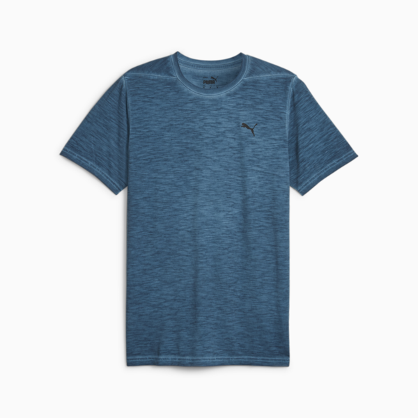 Studio Foundation Wash Training Tee Men, Ocean Tropic, large-ZAF