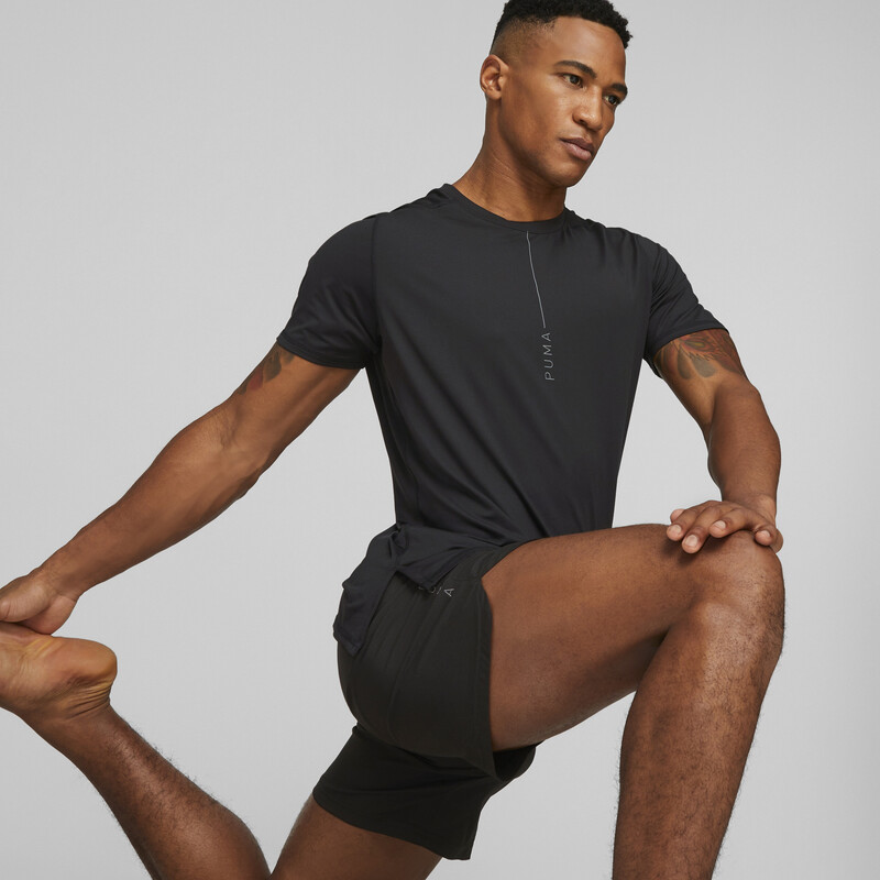 

Men's PUMA Studio Yogini Lite T-Shirt, Black