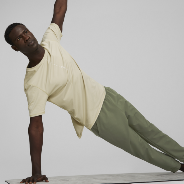 Studio Yogini Lite Training Tee Men, Granola, large-ZAF