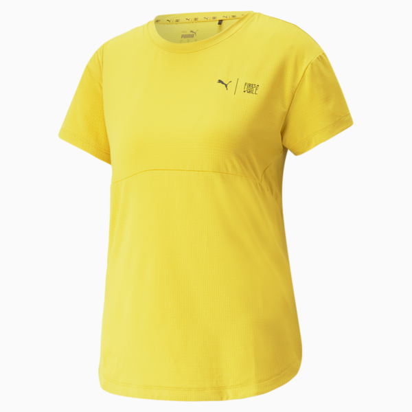 PUMA x First Mile Commercial Running Tee Women, Fresh Pear, large-ZAF