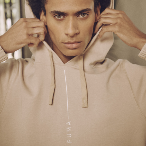 Studio Plastic-Free Training Hoodie Men, Granola, large-ZAF