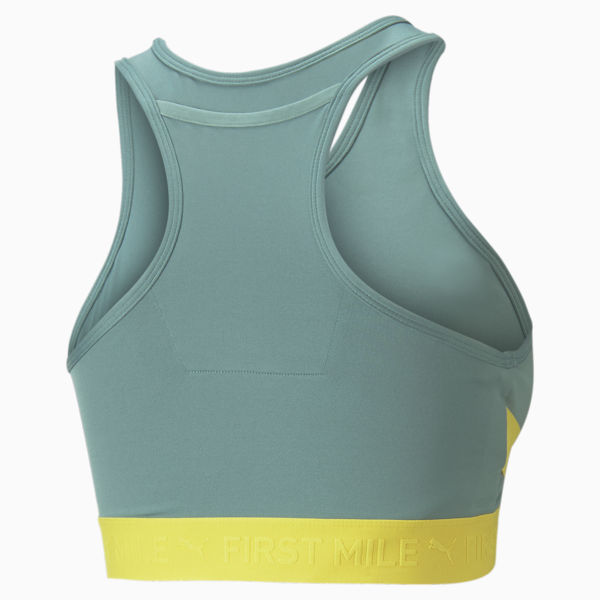 Top de running de alto impacto PUMA x First Mile para mujer, Adriatic, large-ARG