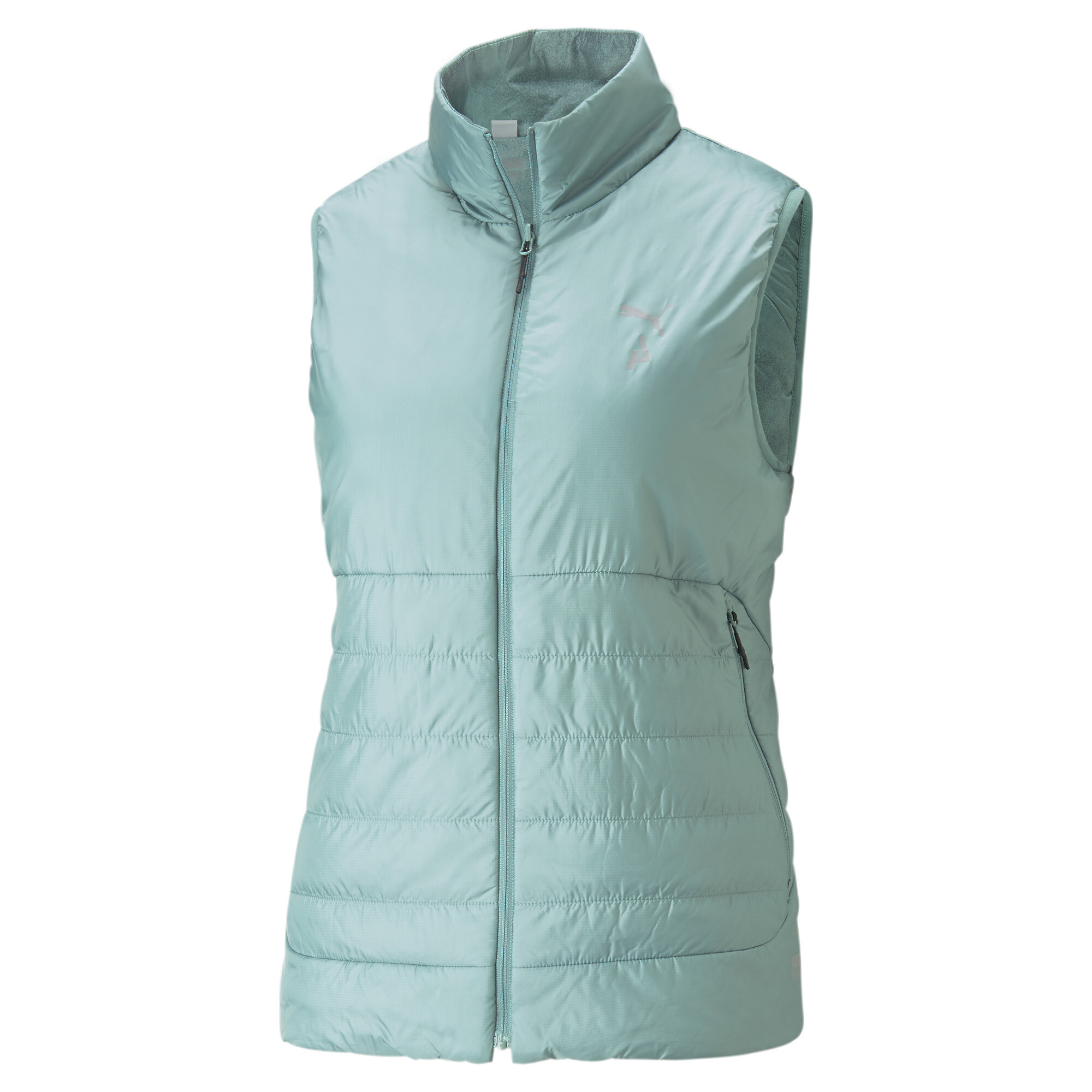 Women's Puma SEASONS Reversible Prima LoftÂ® Hiking Vest, Gray, Size XS, Clothing