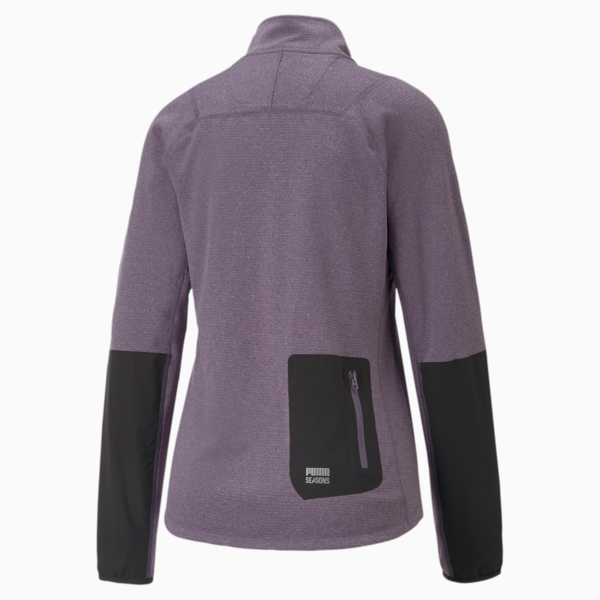 SEASONS Trail Running Half-Zip Pullover Women, Purple Charcoal, large-ZAF