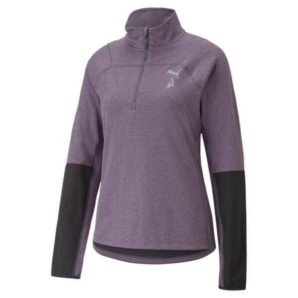 Womens half zip pullover running clearance