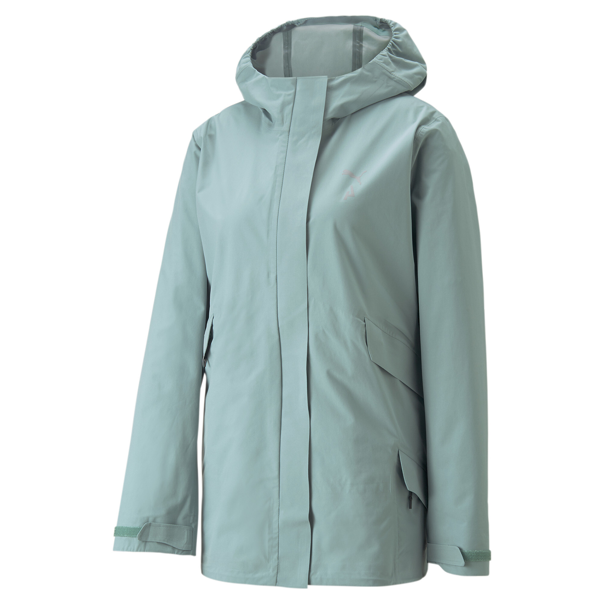 Women's Puma SEASONS Storm CELL Sympa TexÂ® Hiking Jacket, Gray, Size L, Clothing