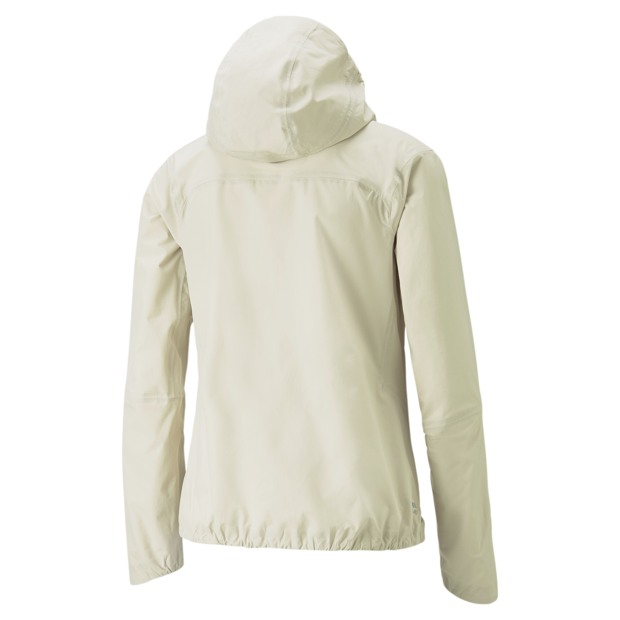 Women's Puma SEASONS Storm CELL Sympa TexÂ® Packable Trail Running Jacket, Beige, Size XS, Clothing