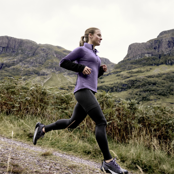 SEASONS Full-Length Trail Running Tights Women, PUMA Black, large-ZAF