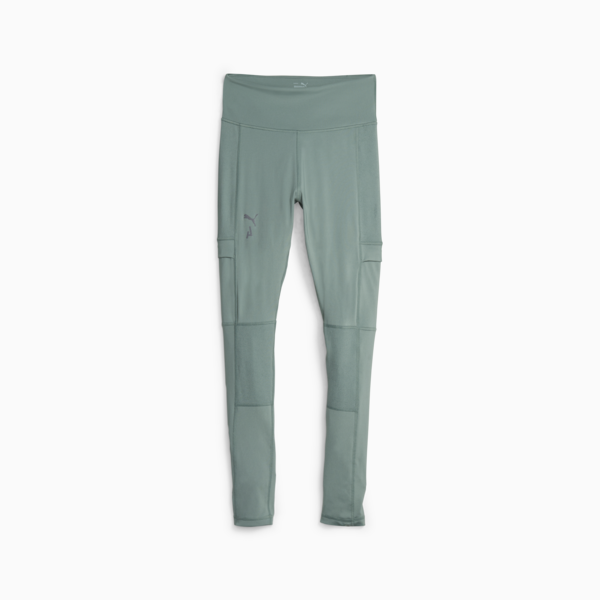 SEASONS Full-Length Trail Running Tights Women, Eucalyptus, large-ZAF