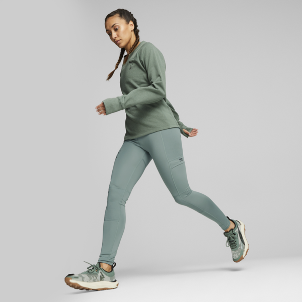 SEASONS rainCELL Long Sleeve Trail Running Top Women, Eucalyptus, large-ZAF