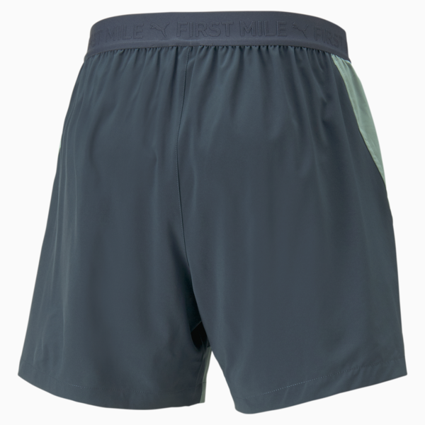 Shorts de running PUMA x First Mile Woven 5" para hombre, Dark Night-Adriatic, large-ARG
