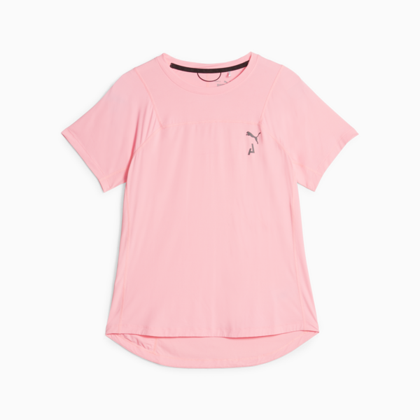 SEASONS Women's coolCELL Trail Running Tee, Koral Ice, large-ZAF