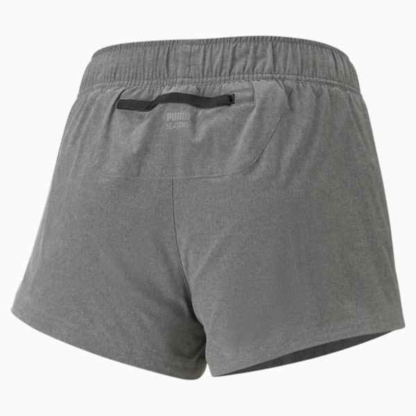 SEASONS Lightweight 3" Woven Trail Running Shorts Women, PUMA Black Heather, large-ZAF