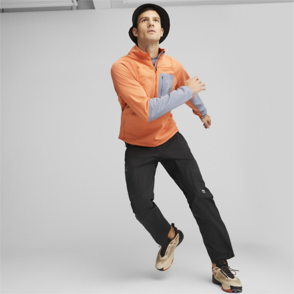 SEASONS rainCELL Trail Running Half Zip Pullover Men orange PUMA