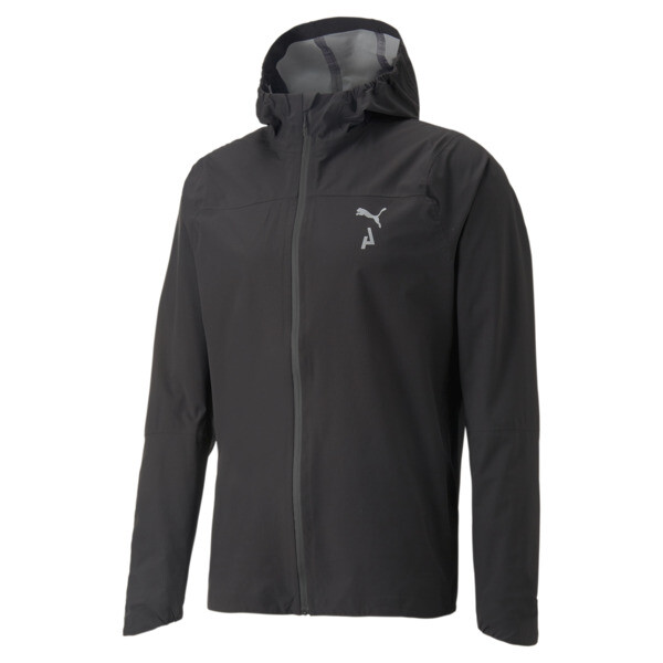 Campera de trail running plegable stormCELL SympaTex® para hombre de la colección SEASONS, PUMA Black, large-ARG