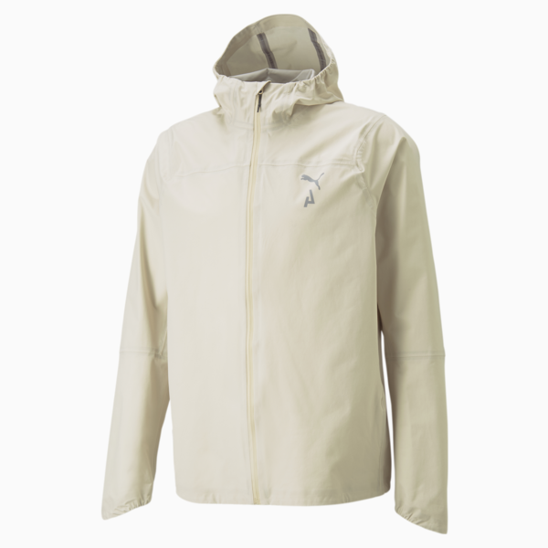 Campera de trail running plegable stormCELL SympaTex® para hombre de la colección SEASONS, Granola, large-ARG