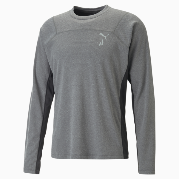 SEASONS rainCELL Long Sleeve Trail Running Tee Men, PUMA Black, large-ZAF