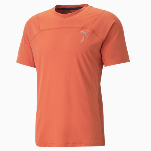 Remera de trail running coolCELL para hombre de la colección SEASONS, Chili Powder, large-ARG