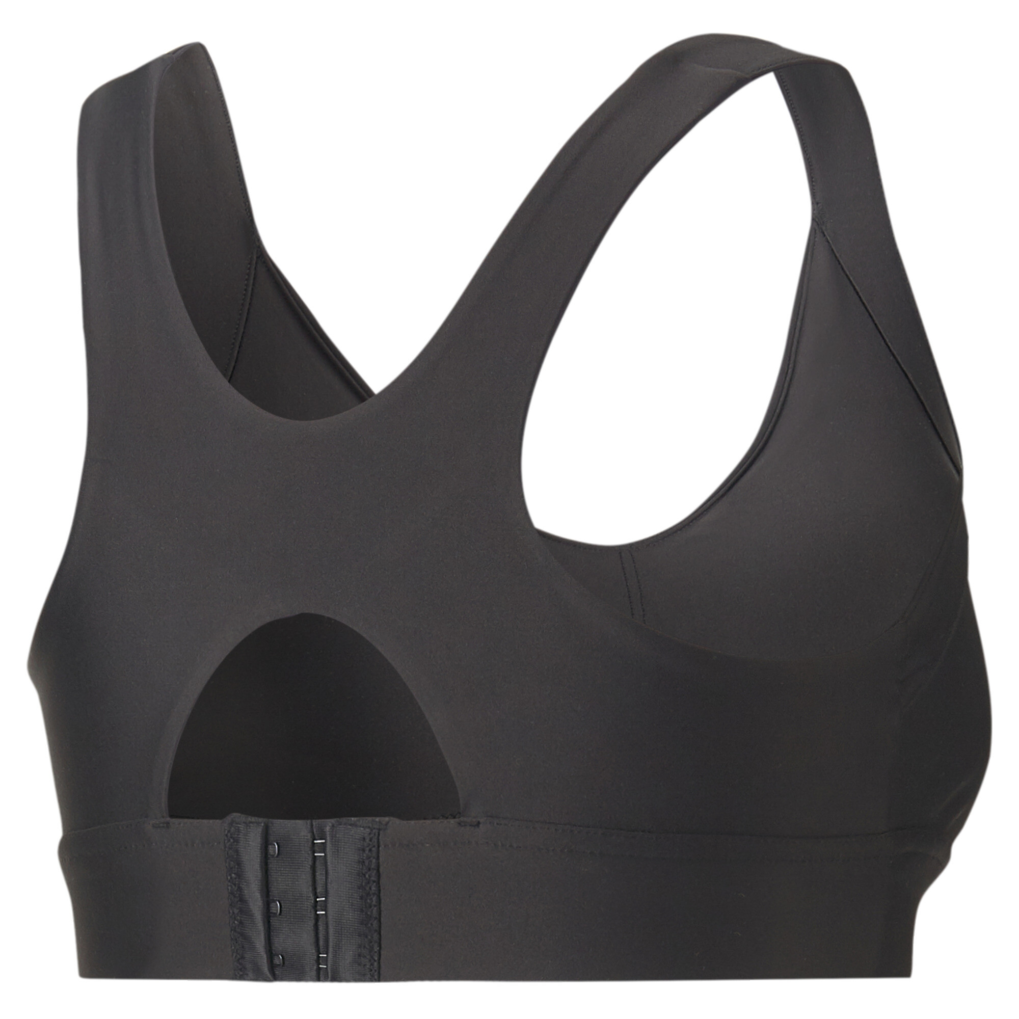 Women's PUMA High Support Ultraform Running Bra In 10 - Black, Size XL