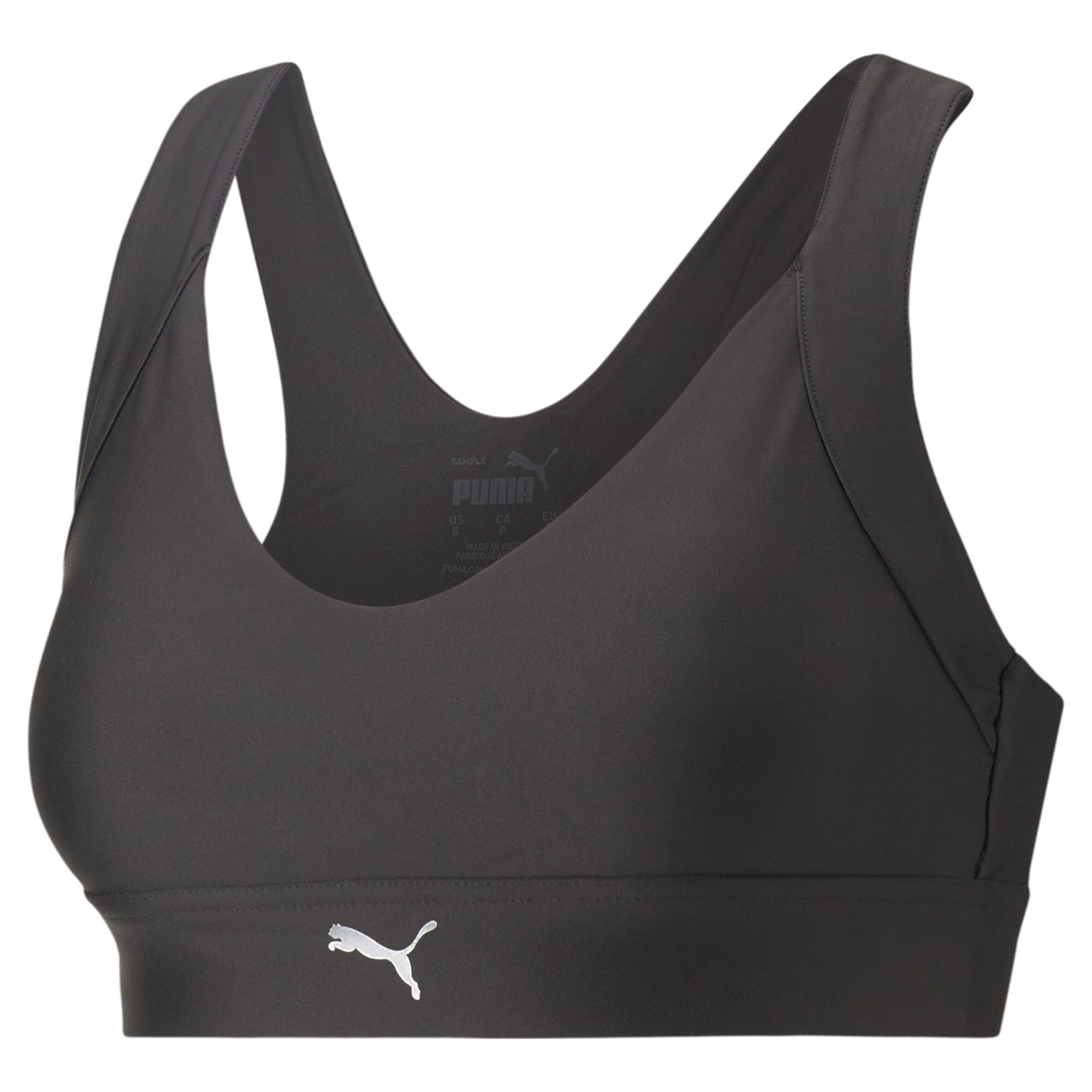 Women's Puma High Support Ultraform Running Bra, Black, Size S, Clothing