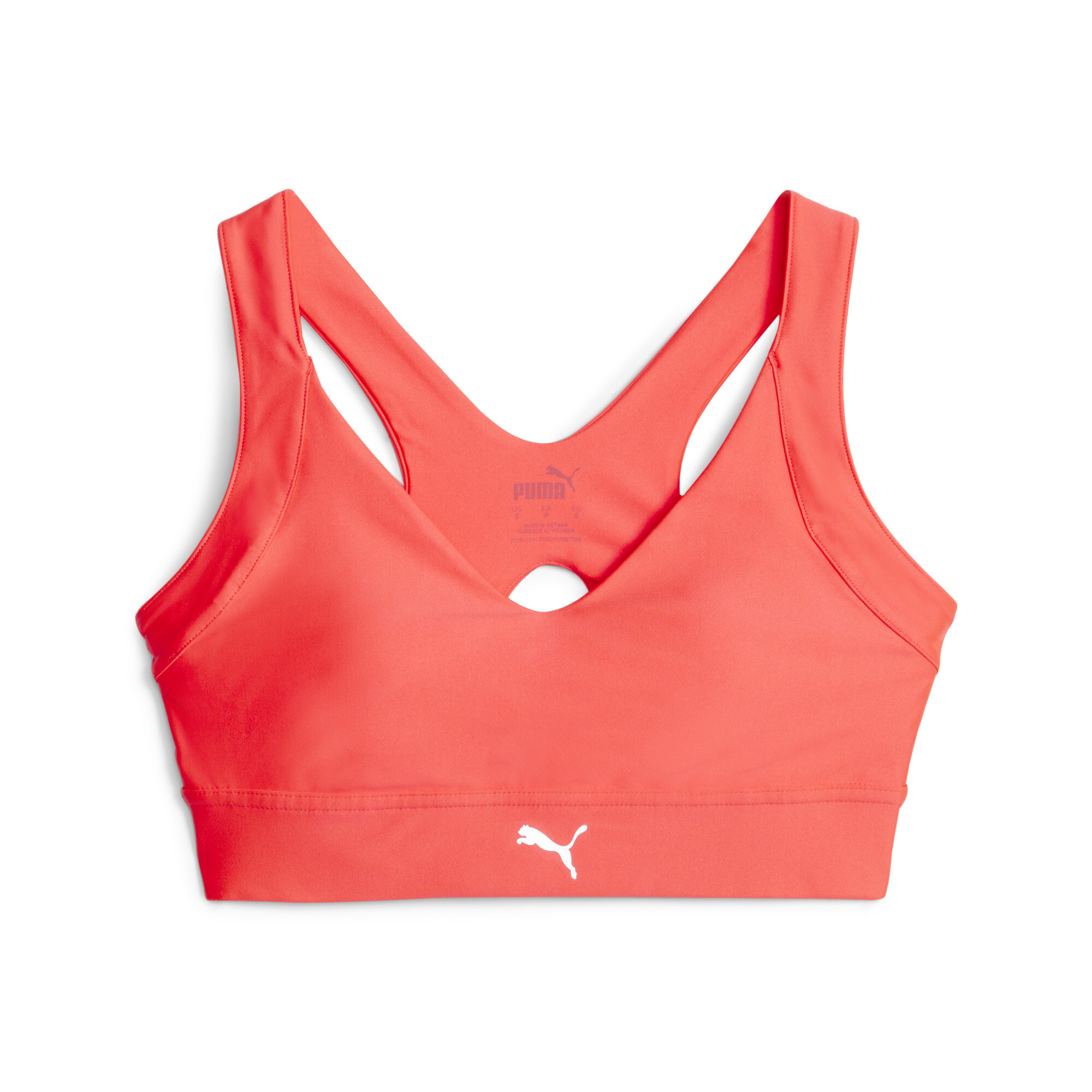 Women's PUMA High Support Ultraform Running Bra In Red, Size Small