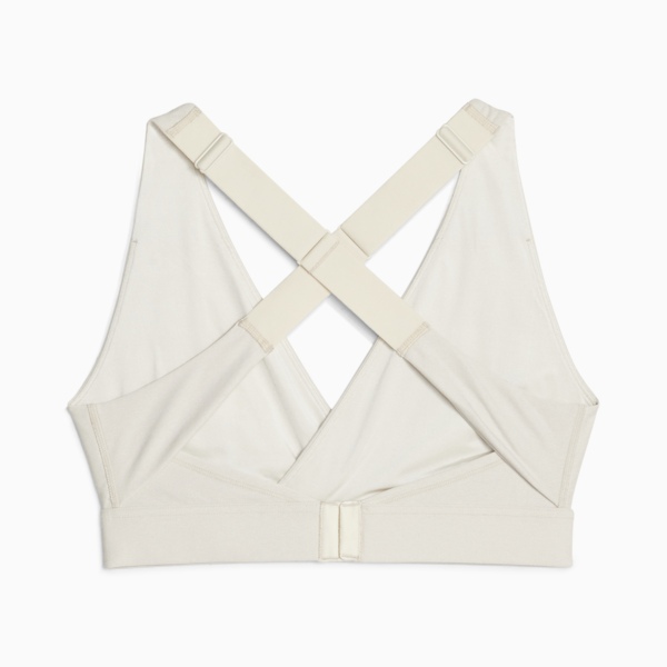 Top de training cruzado Yogini Mid Impact para mujer, Alpine Snow Heather, large-ARG