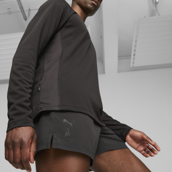 SEASONS Lightweight 5" Woven Trail Running Shorts Men, PUMA Black, large-ZAF