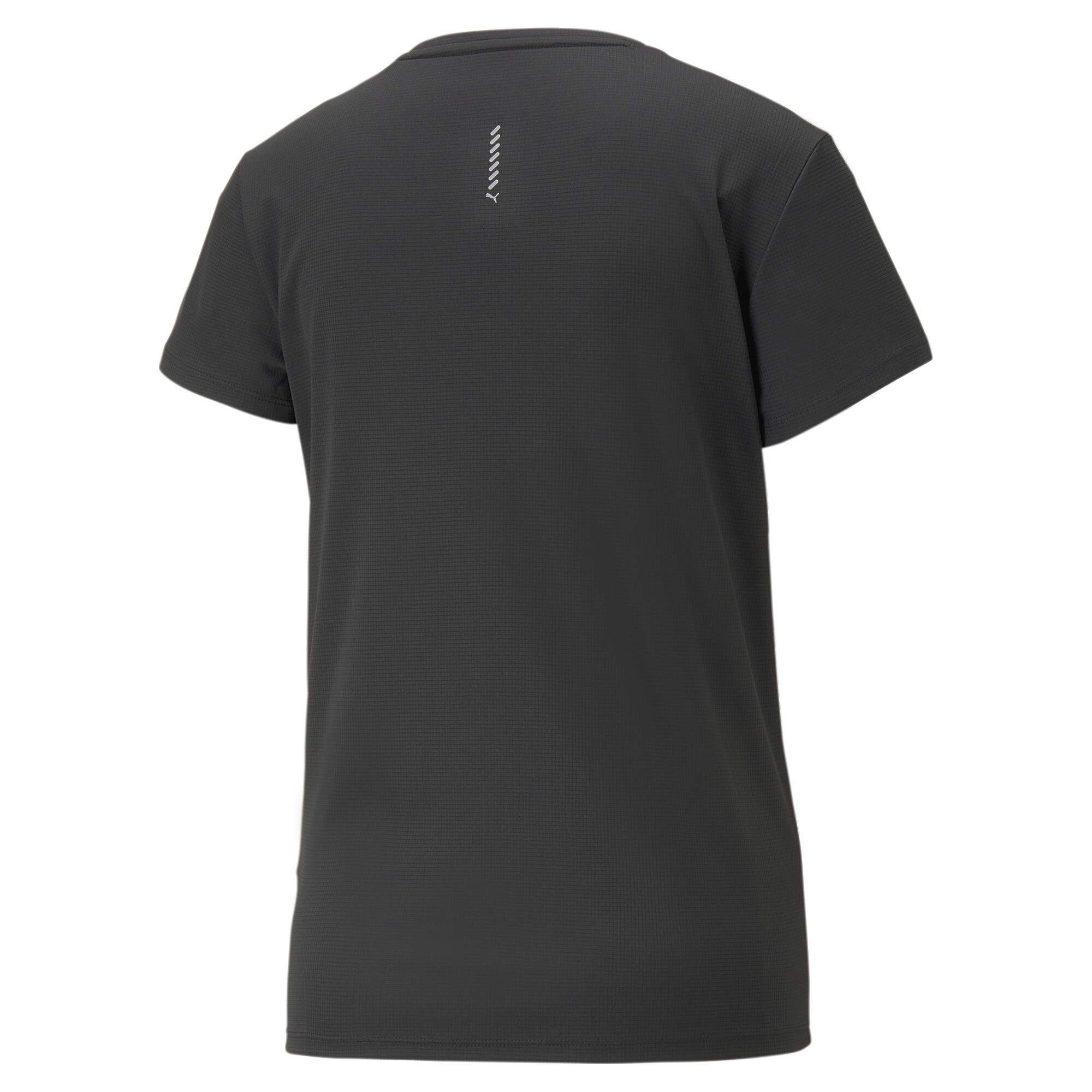 Women's PUMA RUN Short Sleeve Logo Running T-Shirt Women In Black, Size Large