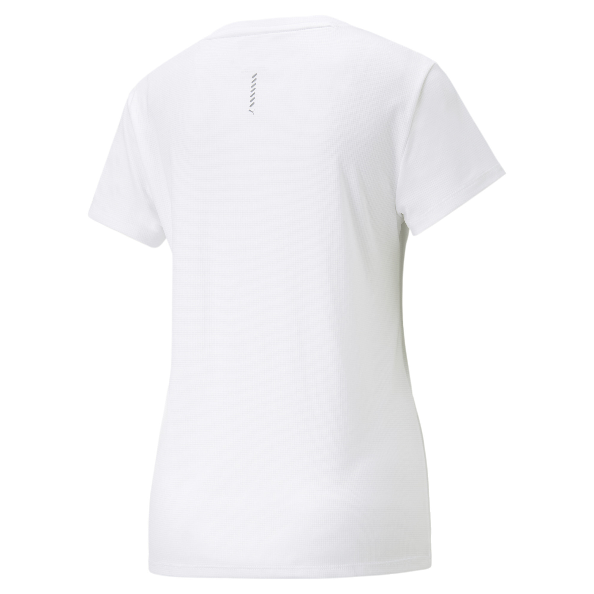 Women's PUMA RUN Short Sleeve Logo Running T-Shirt Women In White, Size XL