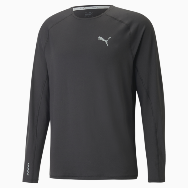 Run CLOUDSPUN Long Sleeve Top Men, PUMA Black, large-ZAF