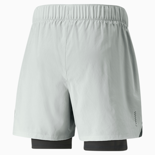 Shorts de running 2 en 1 Run 5" para hombre, Platinum Gray-PUMA Black, large-ARG