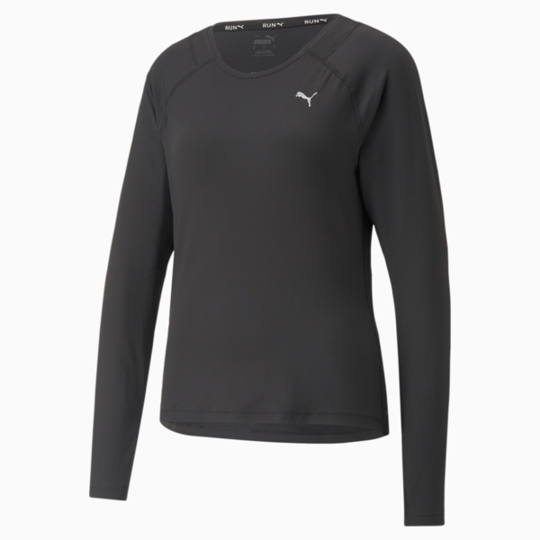 Remera de manga larga Run CLOUDSPUN para mujer, PUMA Black, large-ARG