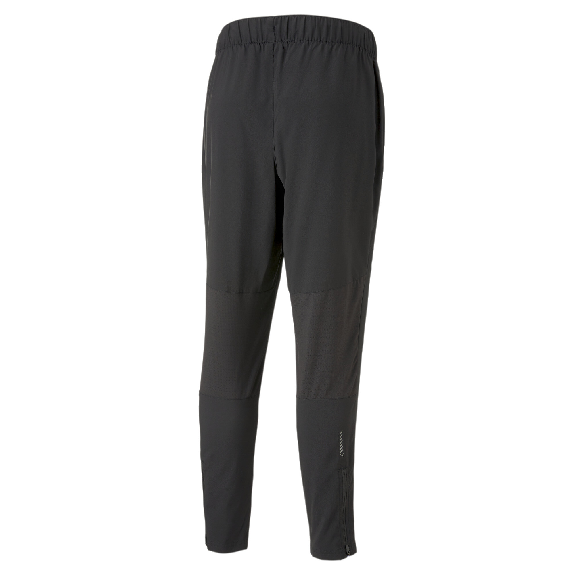 Men's PUMA RUN Tapered Woven Running Pants Men In Black, Size Small