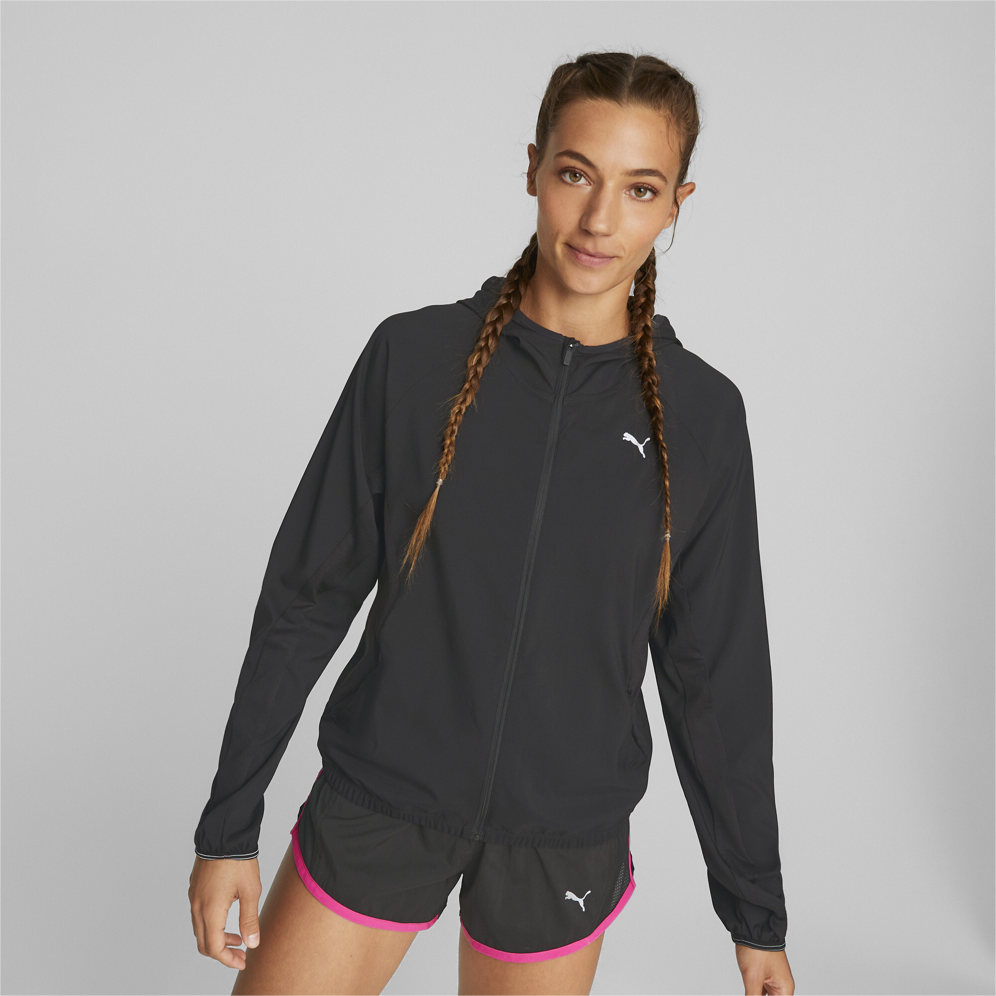 Puma store windbreaker womens