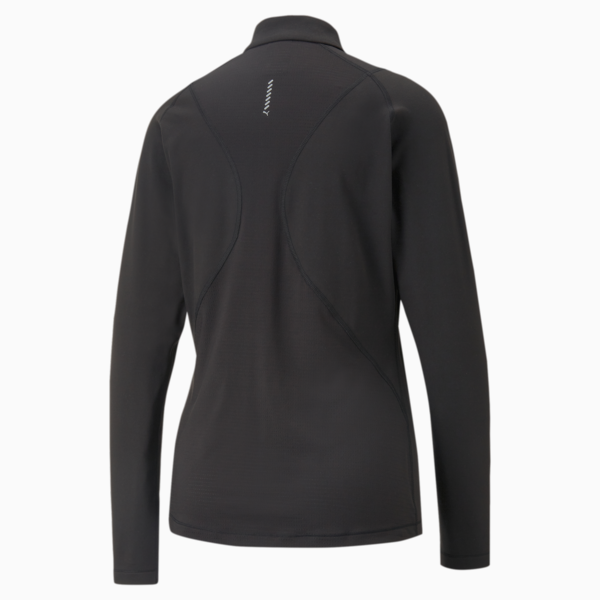 Run CLOUDSPUN Half-Zip Top Women, PUMA Black, large-ZAF