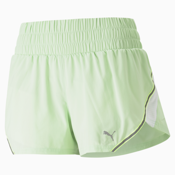 RUN Woven 3" Running Shorts Women, Light Mint, large-ZAF