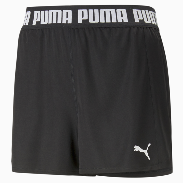 TRAIN ALL DAY 3" Knit Training Shorts Women, PUMA Black-PUMA Black, large-ZAF