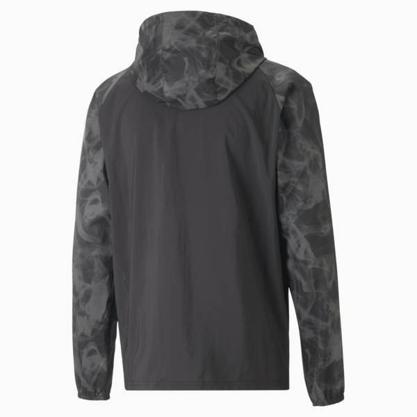 Campera estampada Run Favourite para hombre, PUMA Black-AOP, large-ARG