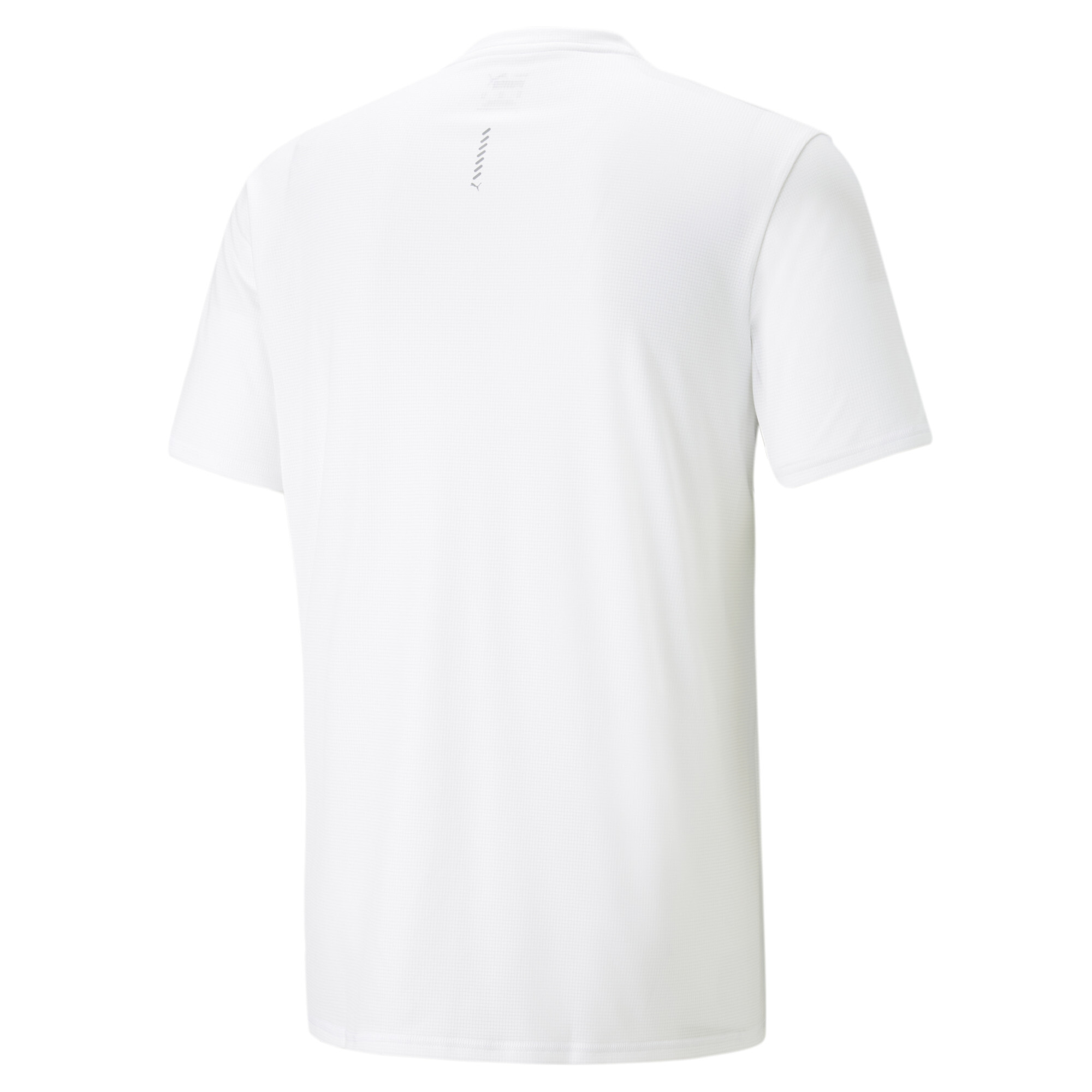 Men's PUMA Run Favourite Printed Running T-Shirt Men In 20 - White, Size XS